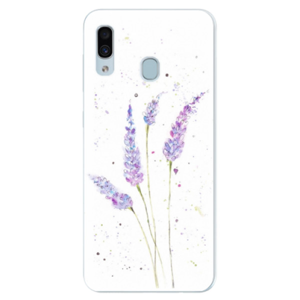 Silikonové pouzdro iSaprio - Lavender - Samsung Galaxy A30