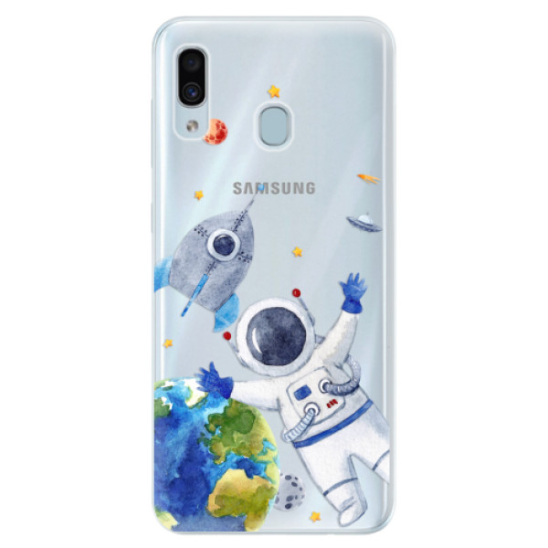 Silikonové pouzdro iSaprio - Space 05 - Samsung Galaxy A30
