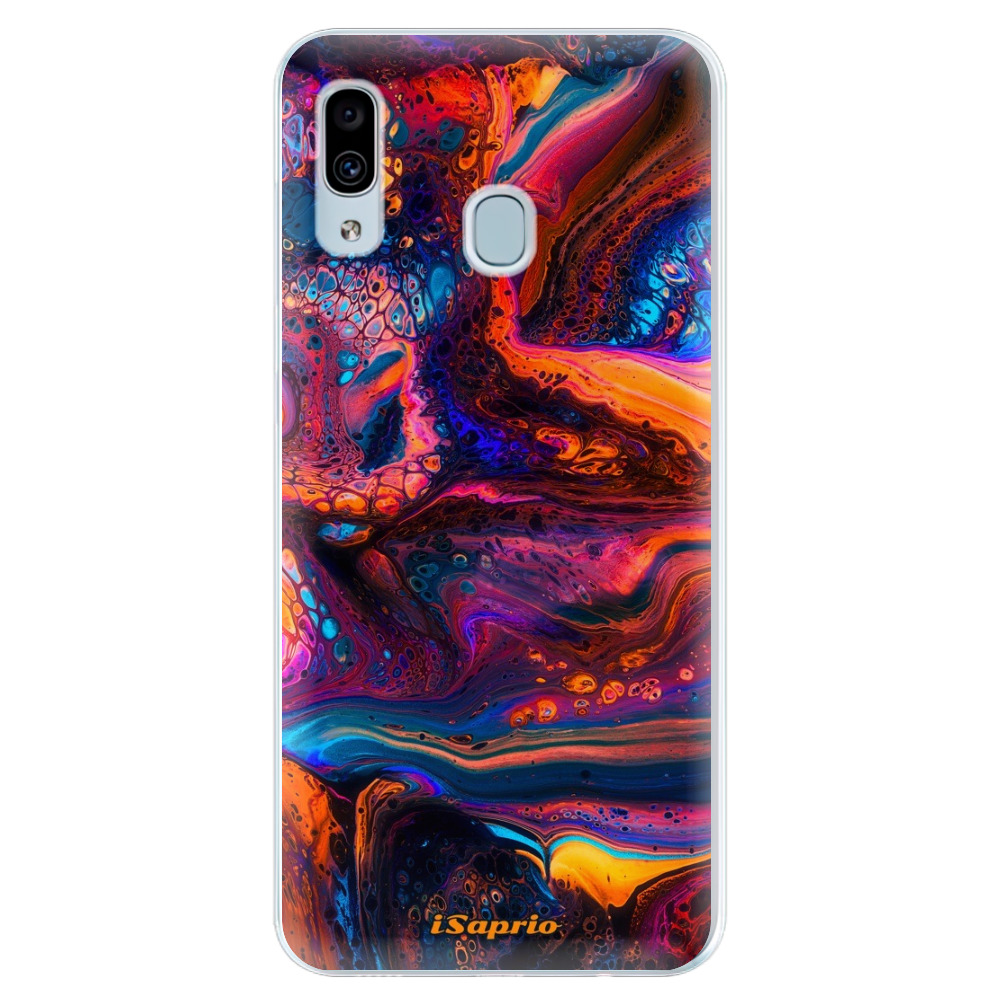 Silikonové pouzdro iSaprio - Abstract Paint 02 - Samsung Galaxy A30