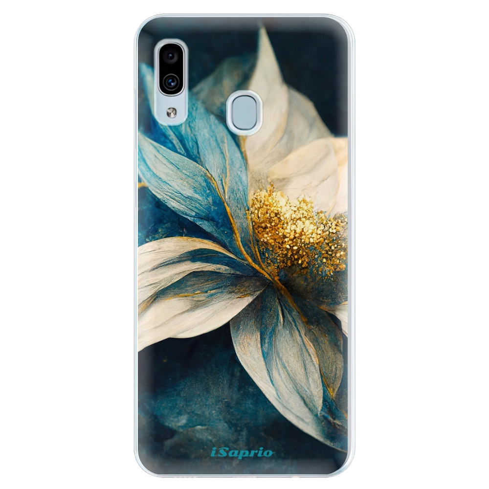 Silikonové pouzdro iSaprio - Blue Petals - Samsung Galaxy A30