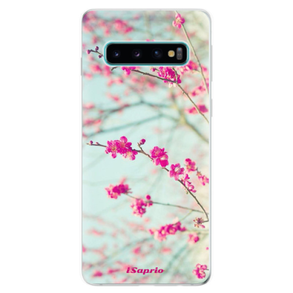 Silikonové odolné pouzdro iSaprio Blossom 01 na mobil Samsung Galaxy S10 (Silikonový odolný kryt, obal, pouzdro iSaprio Blossom 01 na mobilní telefon Samsung Galaxy S10)