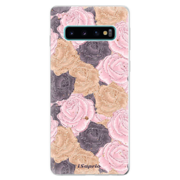 Odolné silikonové pouzdro iSaprio - Roses 03 - Samsung Galaxy S10