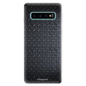 Silikonové pouzdro iSaprio - Samsung Galaxy S10 - Kov 01