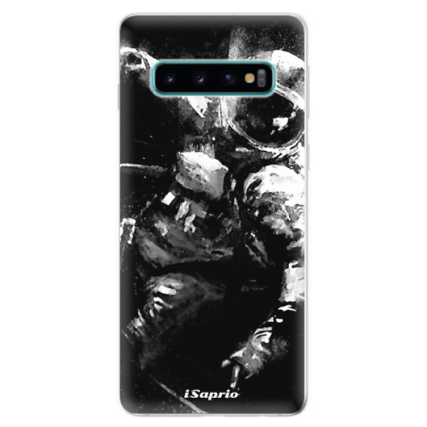 Odolné silikonové pouzdro iSaprio - Astronaut 02 - Samsung Galaxy S10
