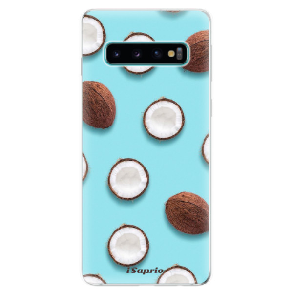 Odolné silikonové pouzdro iSaprio - Coconut 01 - Samsung Galaxy S10