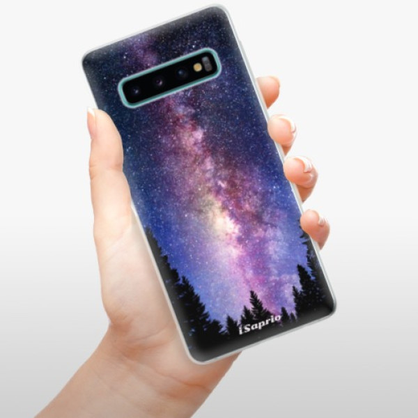Silikonové pouzdro iSaprio - Samsung Galaxy S10 - Mléčná Dráha 11