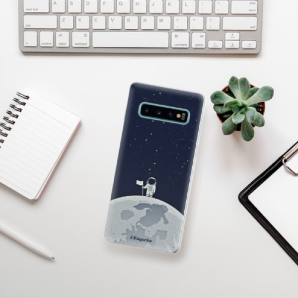 Silikonové pouzdro iSaprio - Samsung Galaxy S10 - Na Měsíci 10