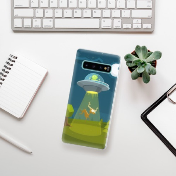 Silikonové pouzdro iSaprio - Samsung Galaxy S10 - Ufouni 01