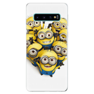 Silikonové pouzdro iSaprio - Samsung Galaxy S10 - Mimoni 01