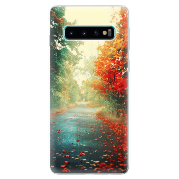 Silikonové odolné pouzdro iSaprio Podzim 03 na mobil Samsung Galaxy S10 (Silikonový odolný kryt, obal, pouzdro iSaprio Podzim 03 na mobilní telefon Samsung Galaxy S10)