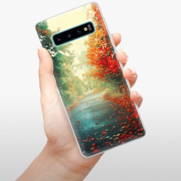 Silikonové pouzdro iSaprio - Samsung Galaxy S10 - Podzim 03