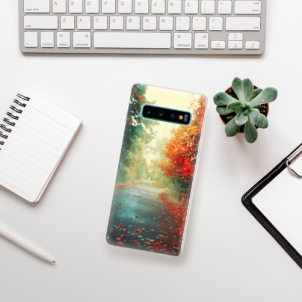 Silikonové pouzdro iSaprio - Samsung Galaxy S10 - Podzim 03