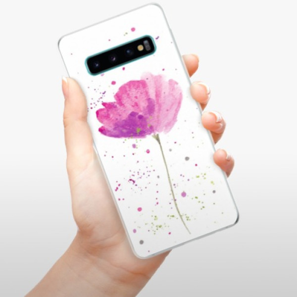 Silikonové pouzdro iSaprio - Samsung Galaxy S10 - Vlčí Mák