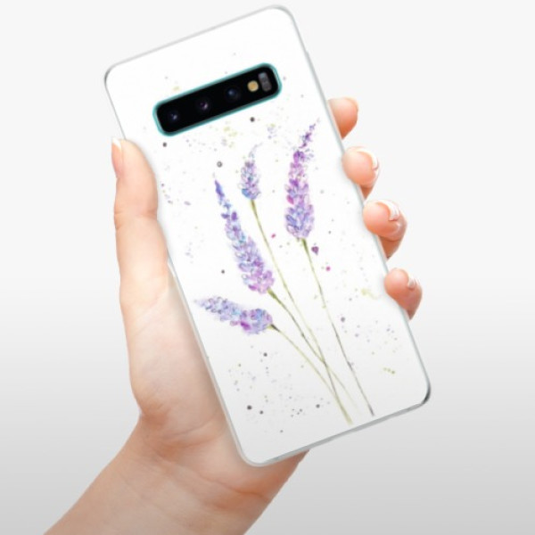 Silikonové pouzdro iSaprio - Samsung Galaxy S10 - Levandule