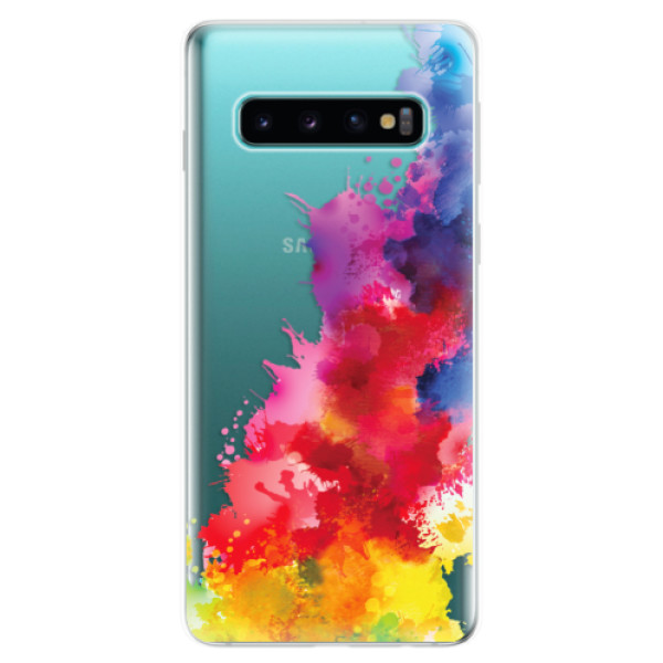 Silikonové odolné pouzdro iSaprio Color Splash 01 na mobil Samsung Galaxy S10 (Silikonový odolný kryt, obal, pouzdro iSaprio Color Splash 01 na mobilní telefon Samsung Galaxy S10)