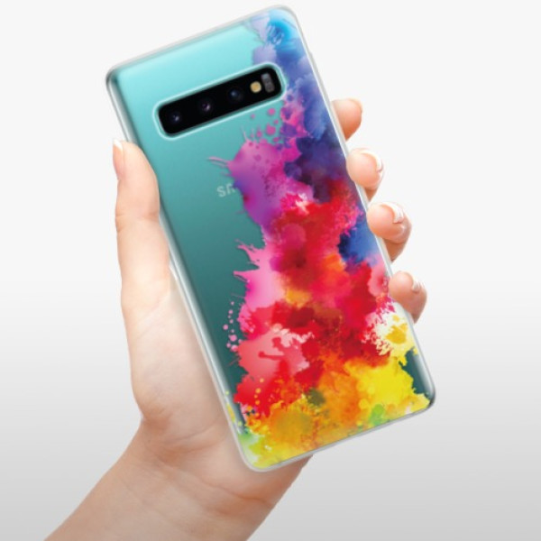 Silikonové pouzdro iSaprio - Samsung Galaxy S10 - Color Splash 01