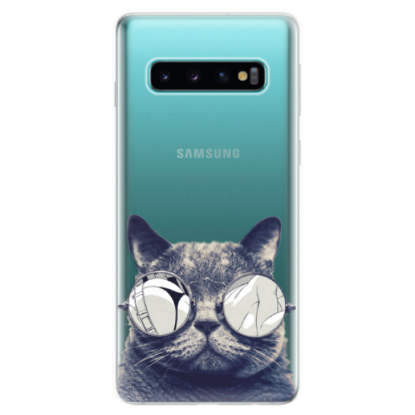 Silikonové odolné pouzdro iSaprio Šílená Číča 01 na mobil Samsung Galaxy S10 (Silikonový odolný kryt, obal, pouzdro iSaprio Šílená Číča 01 na mobilní telefon Samsung Galaxy S10)