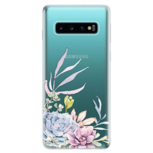 Silikonové pouzdro iSaprio - Samsung Galaxy S10 - Sukulent 01
