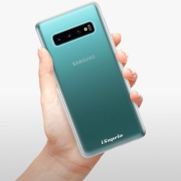 Silikonové pouzdro iSaprio - Samsung Galaxy S10 - 4Pure čiré