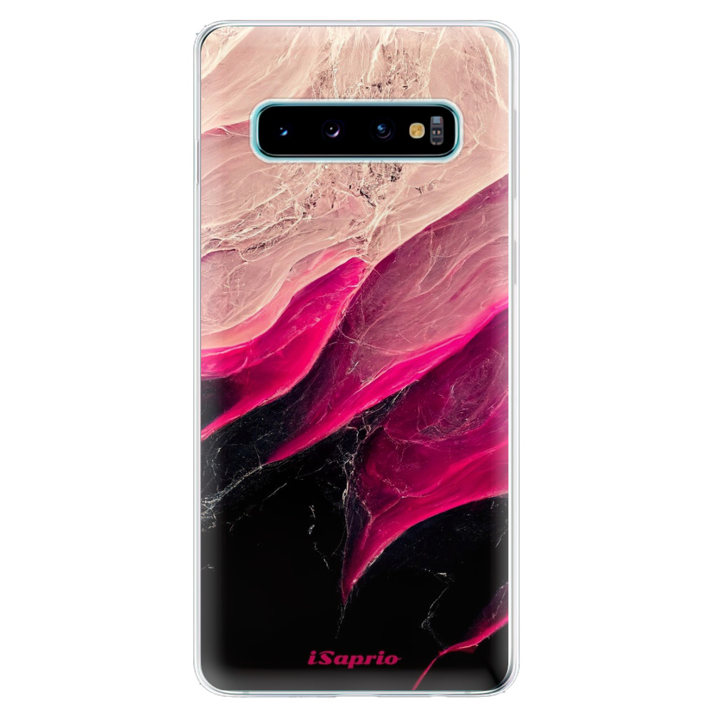 Odolné silikonové pouzdro iSaprio - Black and Pink - Samsung Galaxy S10