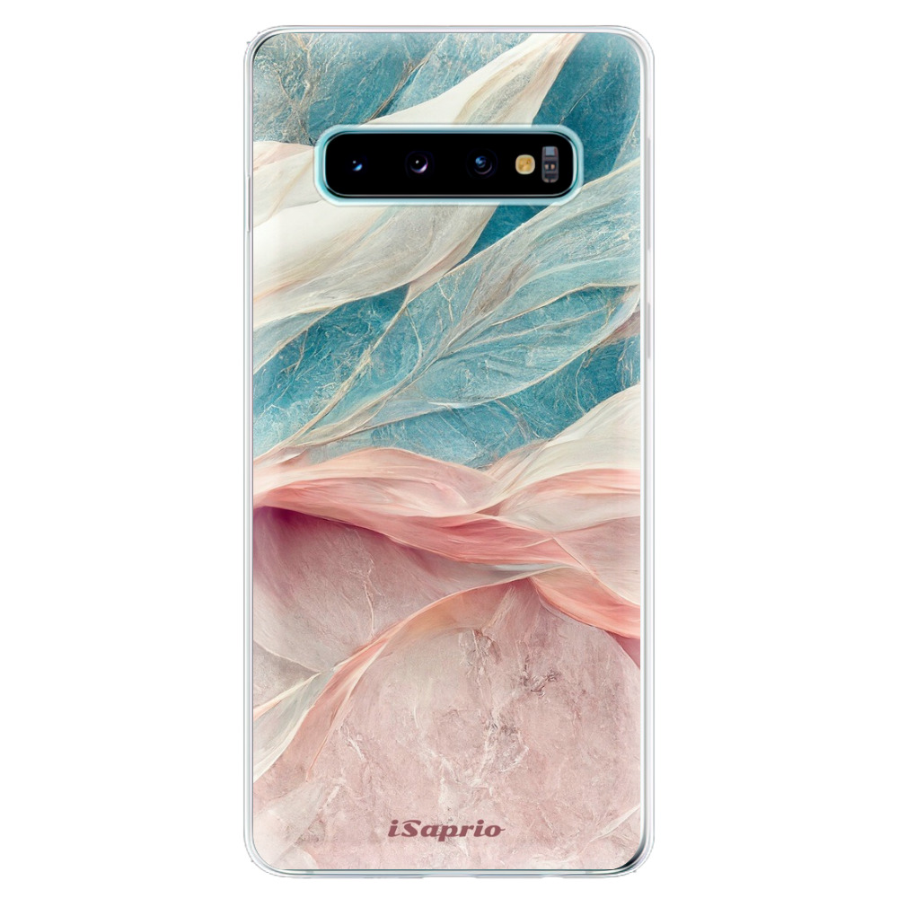 Odolné silikonové pouzdro iSaprio - Pink and Blue - Samsung Galaxy S10