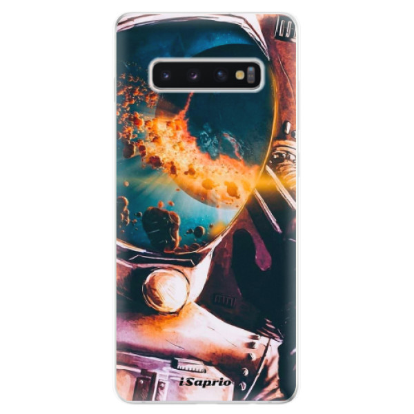 Odolné silikonové pouzdro iSaprio - Astronaut 01 - Samsung Galaxy S10+