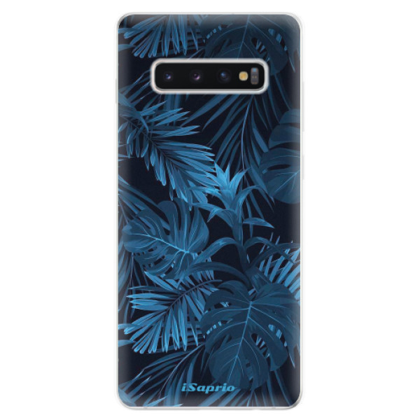 Silikonové odolné pouzdro iSaprio Tmavá Džungle 12 na mobil Samsung Galaxy S10 Plus (Silikonový odolný kryt, obal, pouzdro iSaprio Tmavá Džungle 12 na mobilní telefon Samsung Galaxy S10+)