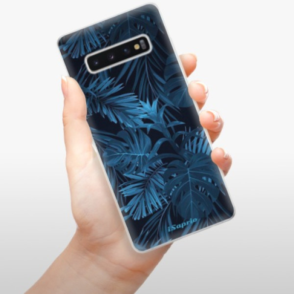 Silikonové pouzdro iSaprio - Samsung Galaxy S10 Plus - Tmavá Džungle 12