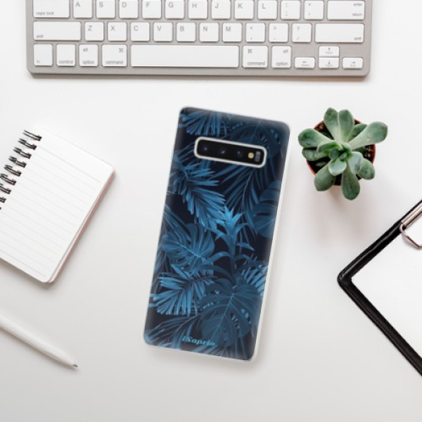 Silikonové pouzdro iSaprio - Samsung Galaxy S10 Plus - Tmavá Džungle 12