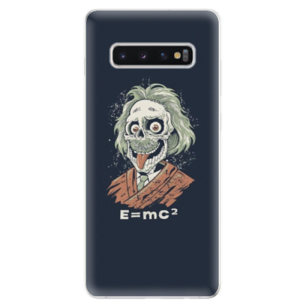 Odolné silikonové pouzdro iSaprio - Einstein 01 - Samsung Galaxy S10+