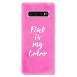 Silikonové pouzdro iSaprio - Samsung Galaxy S10 Plus - Pink is my color