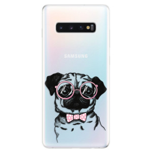 Silikonové pouzdro iSaprio - Samsung Galaxy S10 Plus - Mops