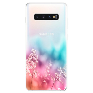 Silikonové pouzdro iSaprio - Samsung Galaxy S10 Plus - Duhová Tráva
