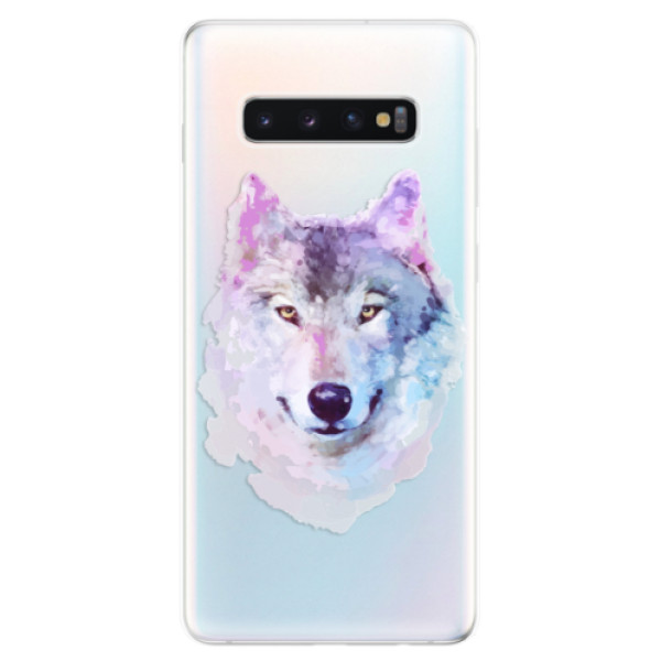 Odolné silikonové pouzdro iSaprio - Wolf 01 - Samsung Galaxy S10+