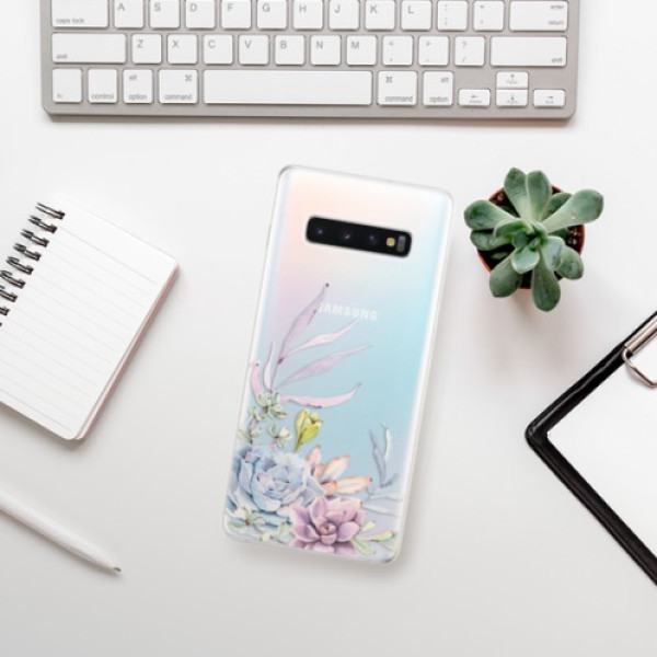 Silikonové pouzdro iSaprio - Samsung Galaxy S10 Plus - Sukulent 01