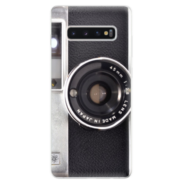 Odolné silikonové pouzdro iSaprio - Vintage Camera 01 - Samsung Galaxy S10+