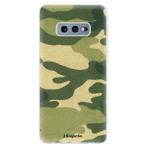 Odolné silikonové pouzdro iSaprio - Green Camuflage 01 - Samsung Galaxy S10e