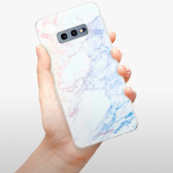 Silikonové pouzdro iSaprio - Samsung Galaxy S10e - Duhový Mramor 10
