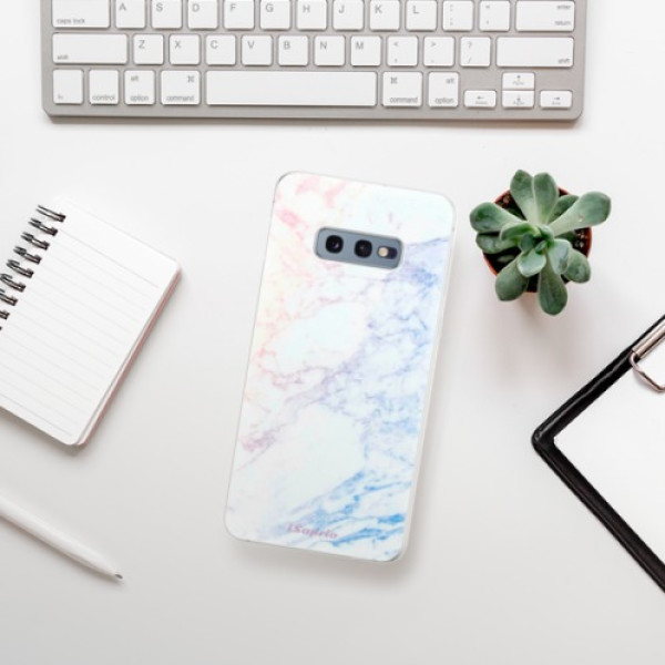 Silikonové pouzdro iSaprio - Samsung Galaxy S10e - Duhový Mramor 10