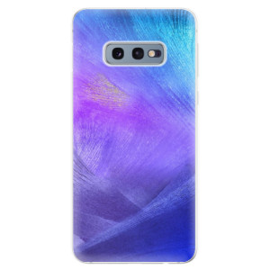 Silikonové pouzdro iSaprio - Samsung Galaxy S10e - Fialové Peří