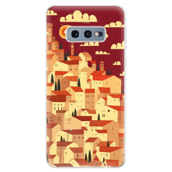 Odolné silikonové pouzdro iSaprio - Mountain City - Samsung Galaxy S10e