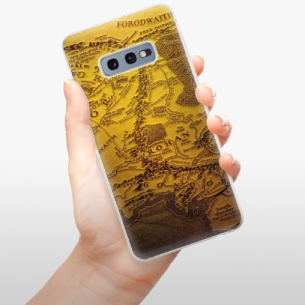 Silikonové pouzdro iSaprio - Samsung Galaxy S10e - Stará Mapa