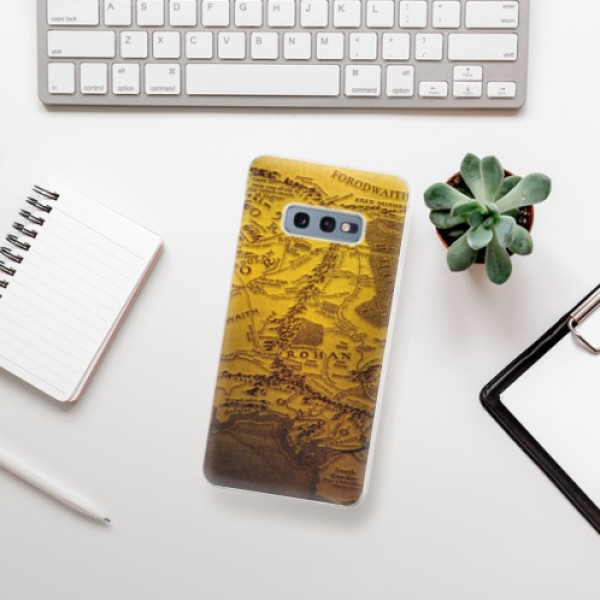 Silikonové pouzdro iSaprio - Samsung Galaxy S10e - Stará Mapa