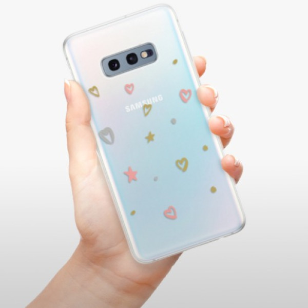 Silikonové pouzdro iSaprio - Samsung Galaxy S10e - Malá Srdíčka
