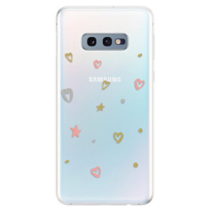 Silikonové pouzdro iSaprio - Samsung Galaxy S10e - Malá Srdíčka