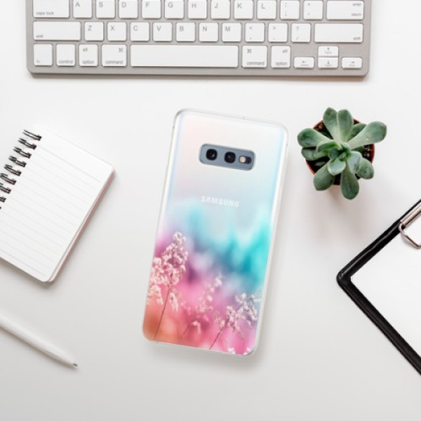 Silikonové pouzdro iSaprio - Samsung Galaxy S10e - Duhová Tráva