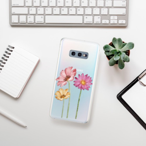 Silikonové pouzdro iSaprio - Samsung Galaxy S10e - Tři Květiny