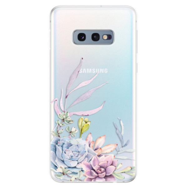 Odolné silikonové pouzdro iSaprio - Succulent 01 - Samsung Galaxy S10e