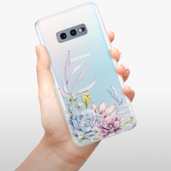 Silikonové pouzdro iSaprio - Samsung Galaxy S10e - Sukulent 01