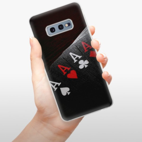 Silikonové pouzdro iSaprio - Samsung Galaxy S10e - Poker